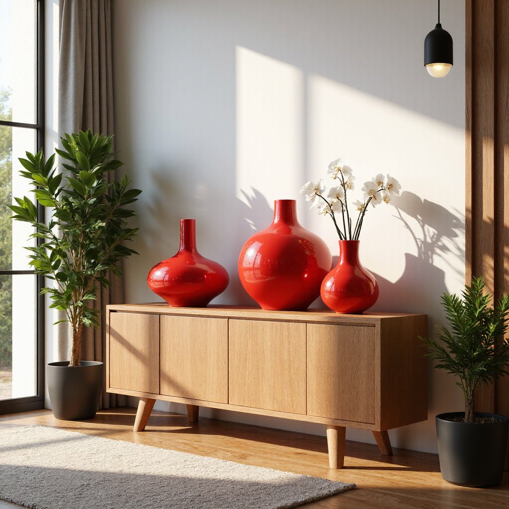 Red Vases: Bold Styling Tips and Where to Buy Online in South Africa - Future Decor