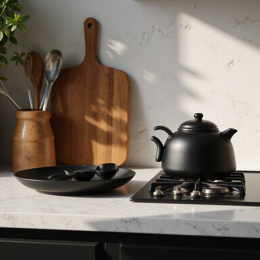 Upgrade Your Kitchen with a Stylish and Functional Black Spoon Rest - Future Decor