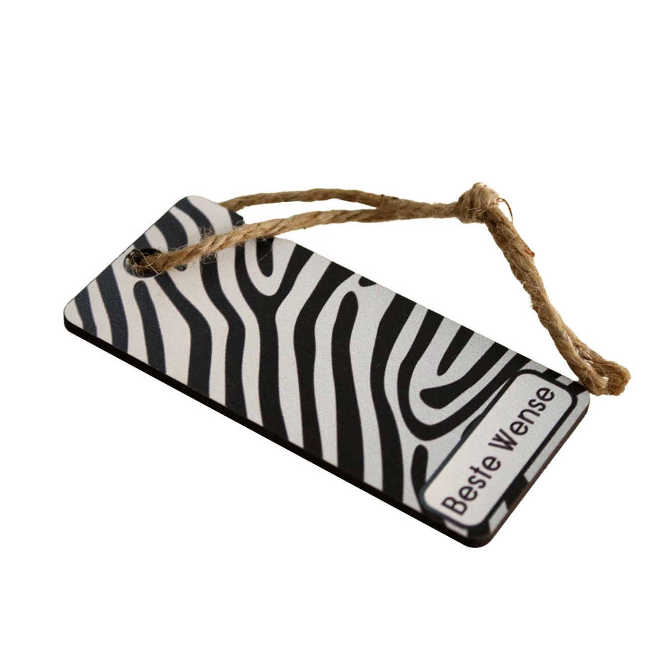 Afrikaans Best Wishes Wooden Gift Tag - Future Decor