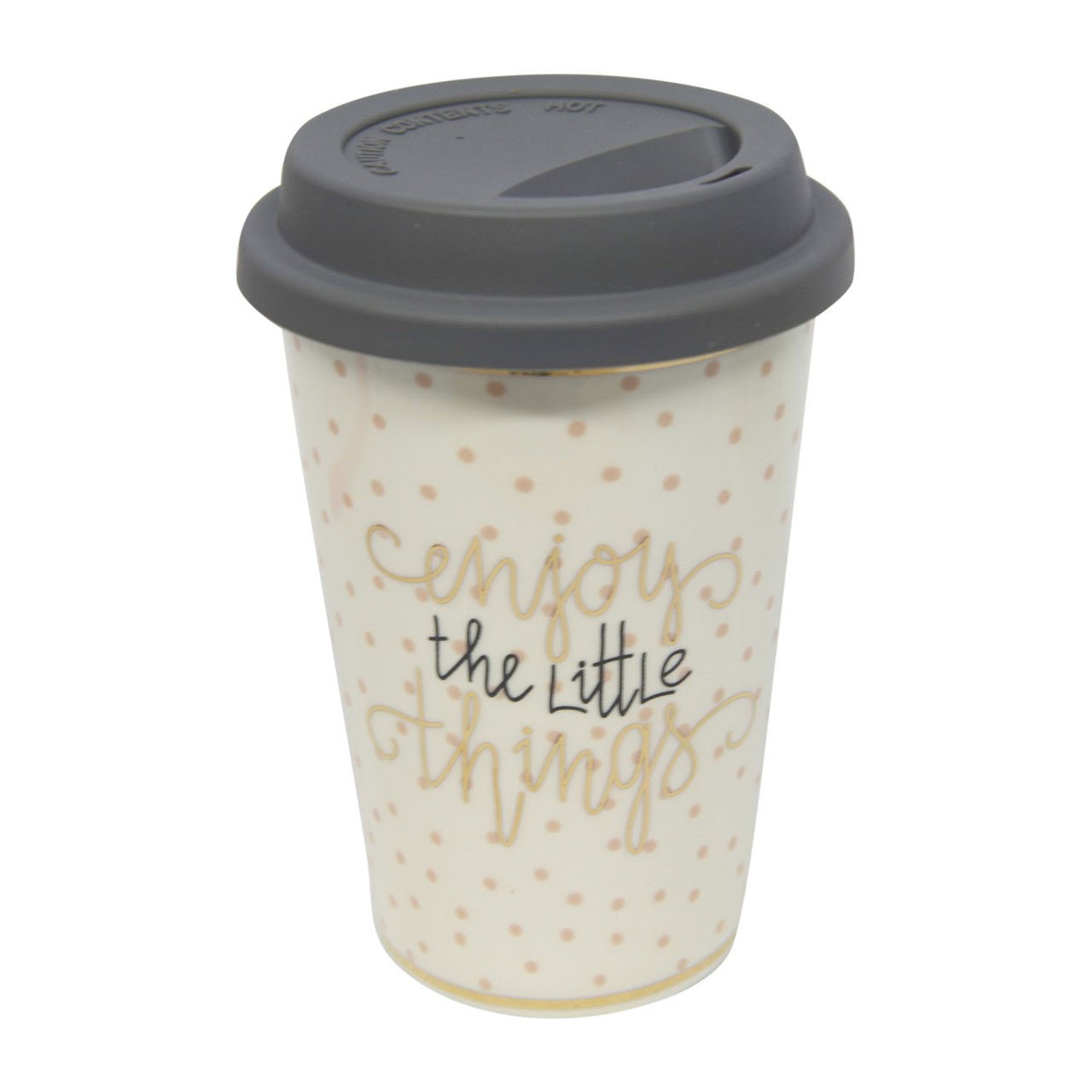 Ceramic Travel Mug - Enjoy The Little Things - Future Decor
