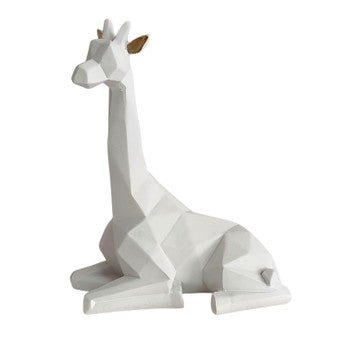 Charming Light Grey Giraffe Decor Figurine - Future Decor