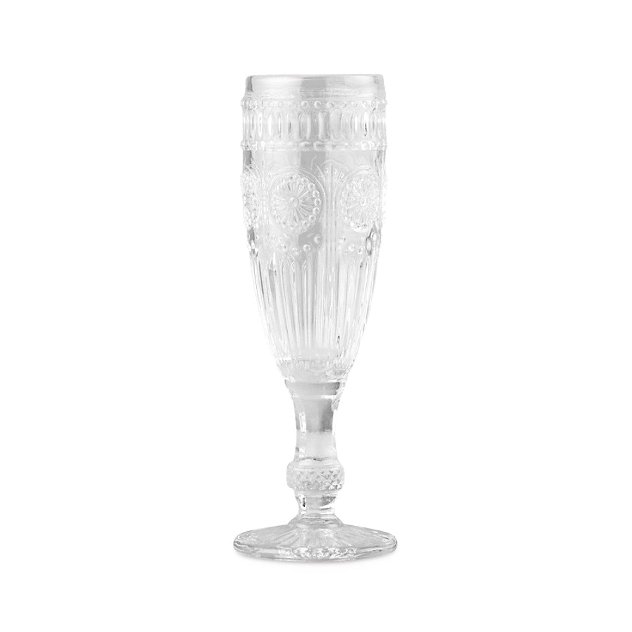 Decorative Champagne Glass Set of 6 - Clear - Future Decor