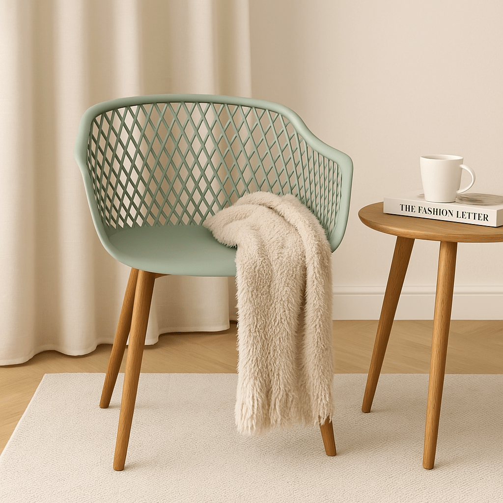 Diamond Back Green Chair - Future Decor