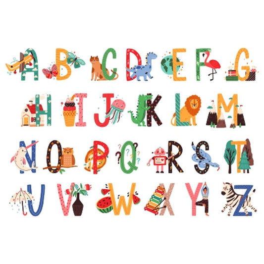 Kids Alphabet Disposable Placemat - 24 Pack - Future Decor
