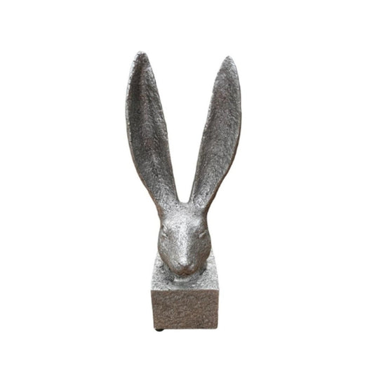 Large Grey Long Ear Bunny Table Topper - Future Decor