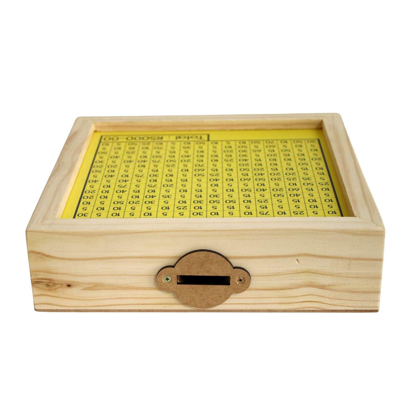 Large Wooden Money Box - Yellow - Future Decor