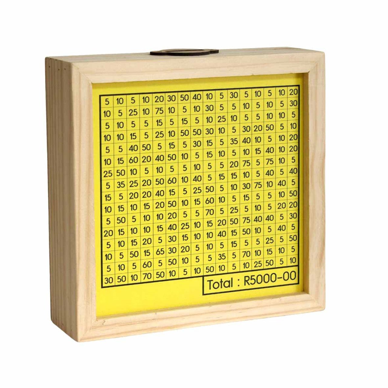 Large Wooden Money Box - Yellow - Future Decor