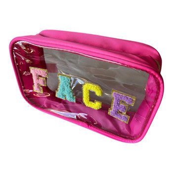 Pink PVC Makeup Pouch - Stylish Beauty Storage - Future Decor