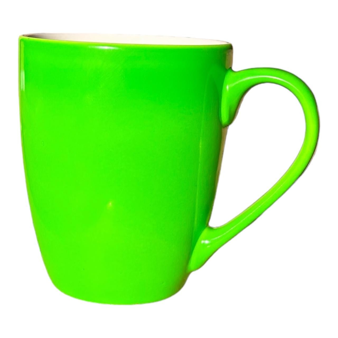 Shocking Green Ceramic Mug - Future Decor