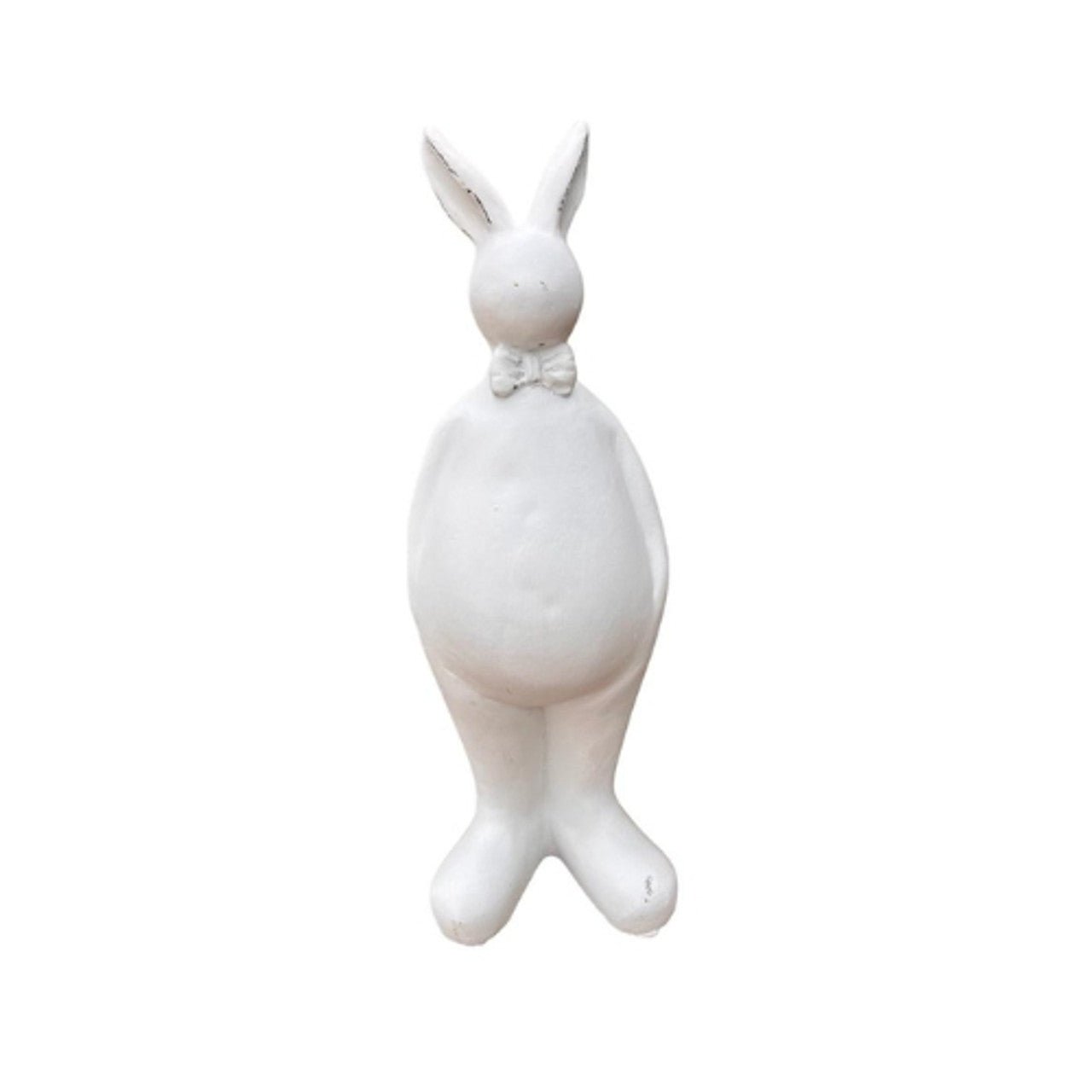 Small Big Belly Standing Bow Tie Bunny - Future Decor