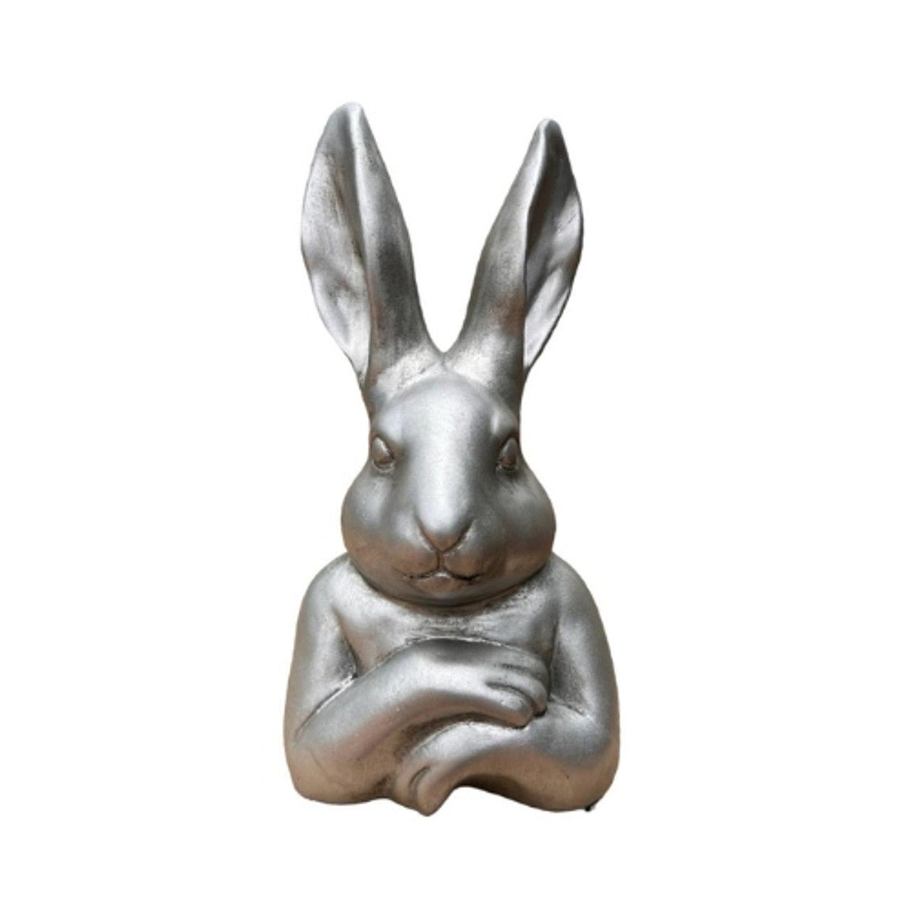 Small Grey Crossed Arm Bunny - Future Decor