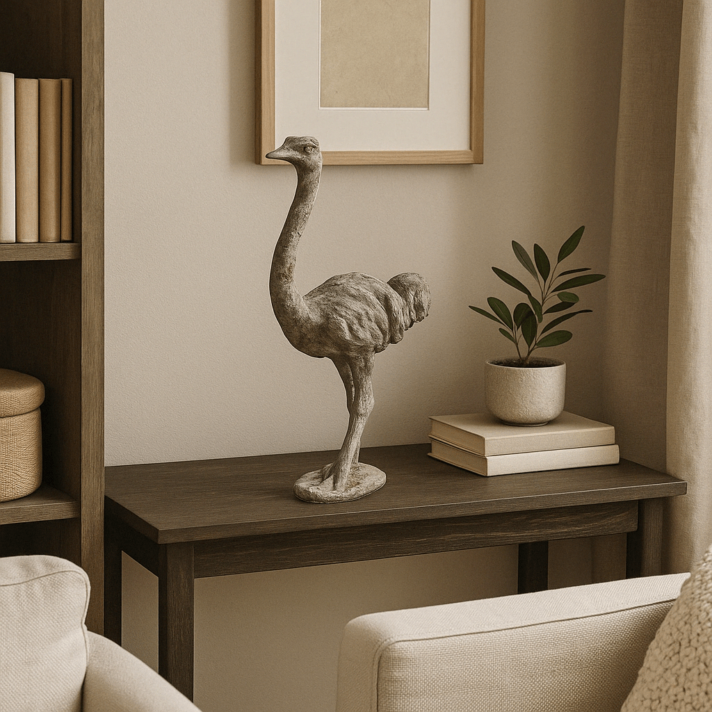 Small Grey Ostrich - Future Decor