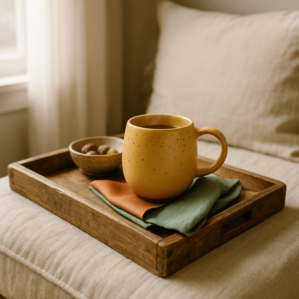 Speckled Gold Yellow Ceramic Mug - Future Decor