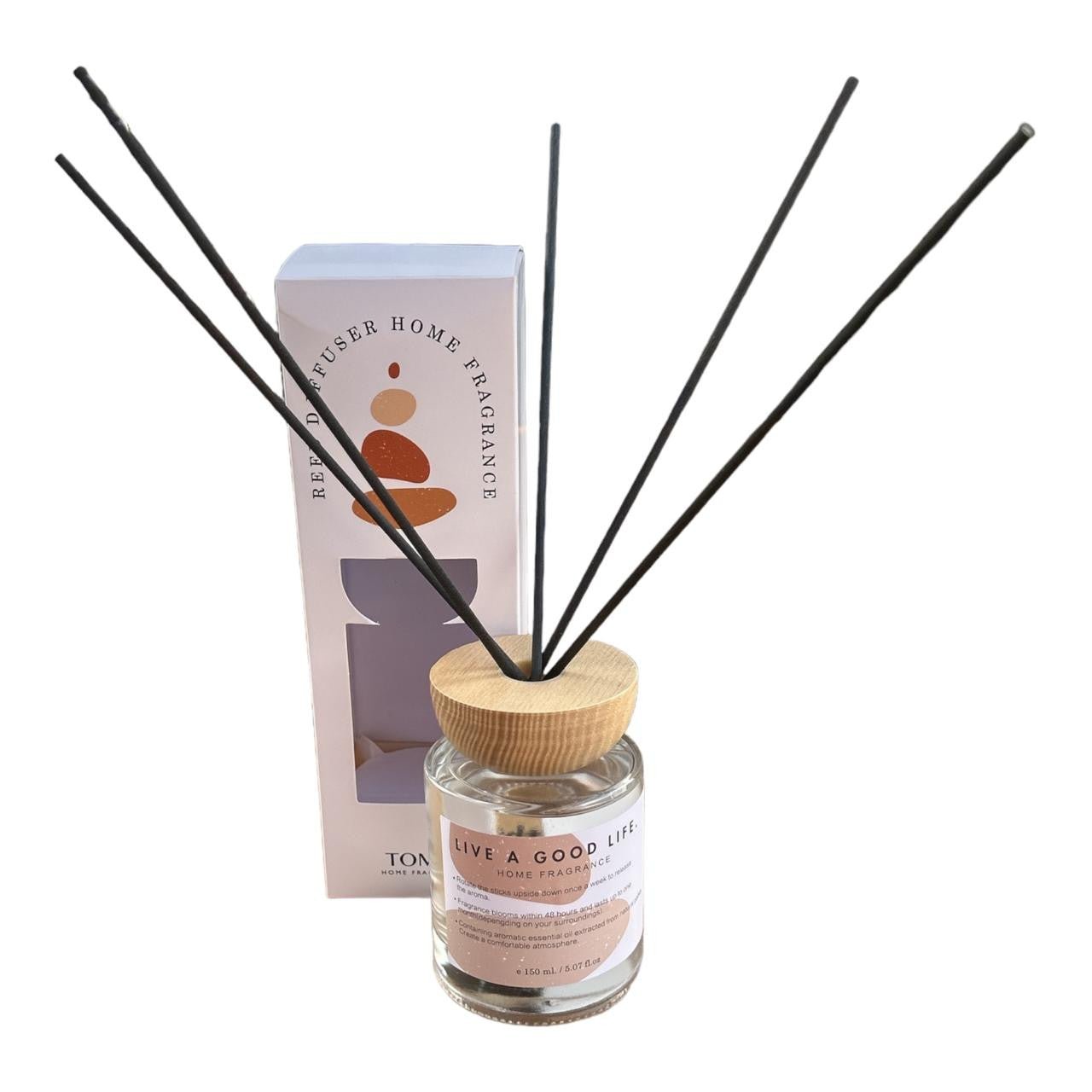 Tomiu Reed Diffuser - Rose Ebony - Future Decor
