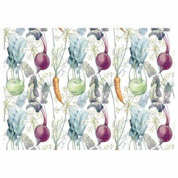 Watercolor Vegetable Design Disposable Placemats - Future Decor