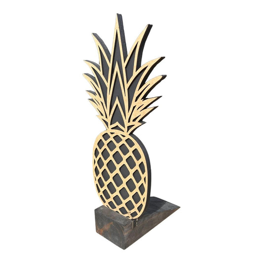 Wooden Doorstop - Geometric Pineapple - Future Decor