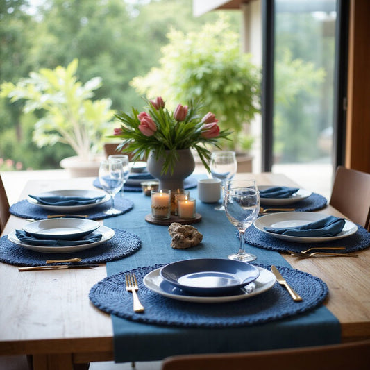 Blue Placemats: Transform Your Dining Space with Elegance and Versatility - Future Decor