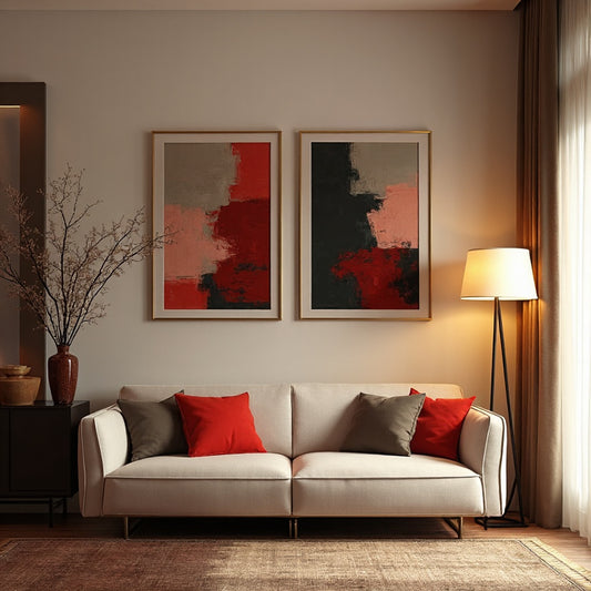 how to choose modern wall art for living room