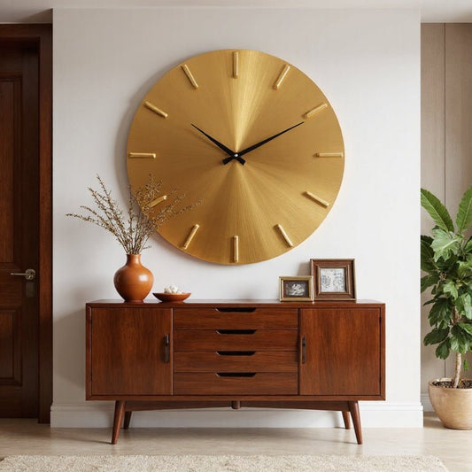 Elevate Your Home Decor with a Large Gold Wall Clock  Insights Styling Tips and Top Picks - Future Decor