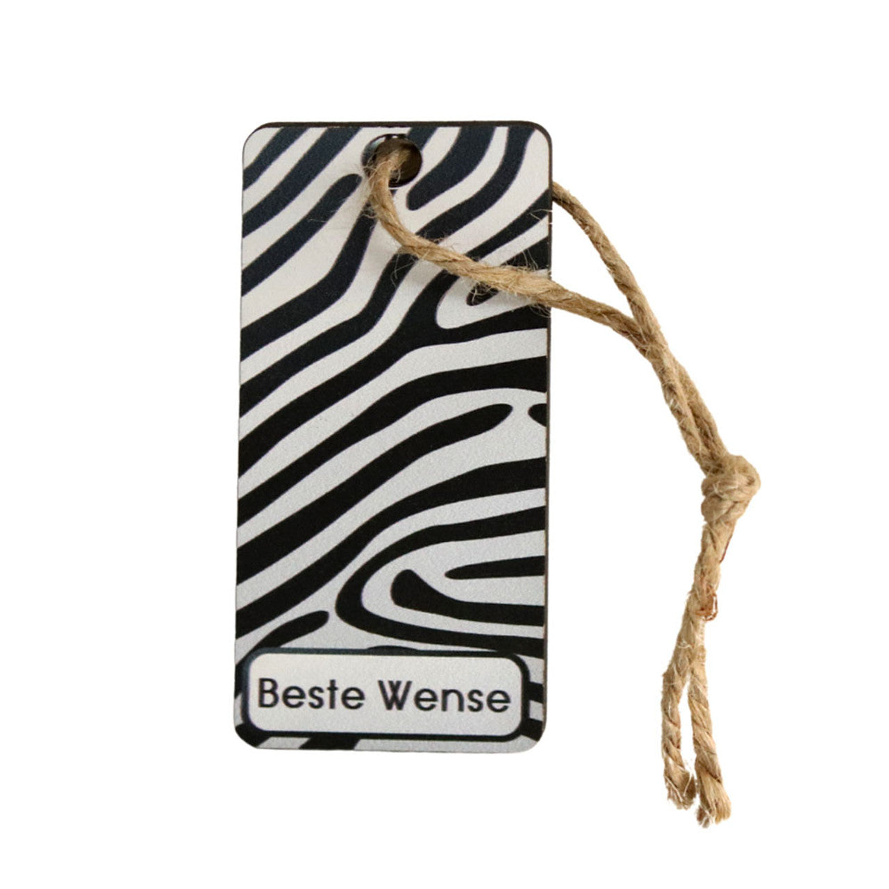 Afrikaans Best Wishes Wooden Gift Tag