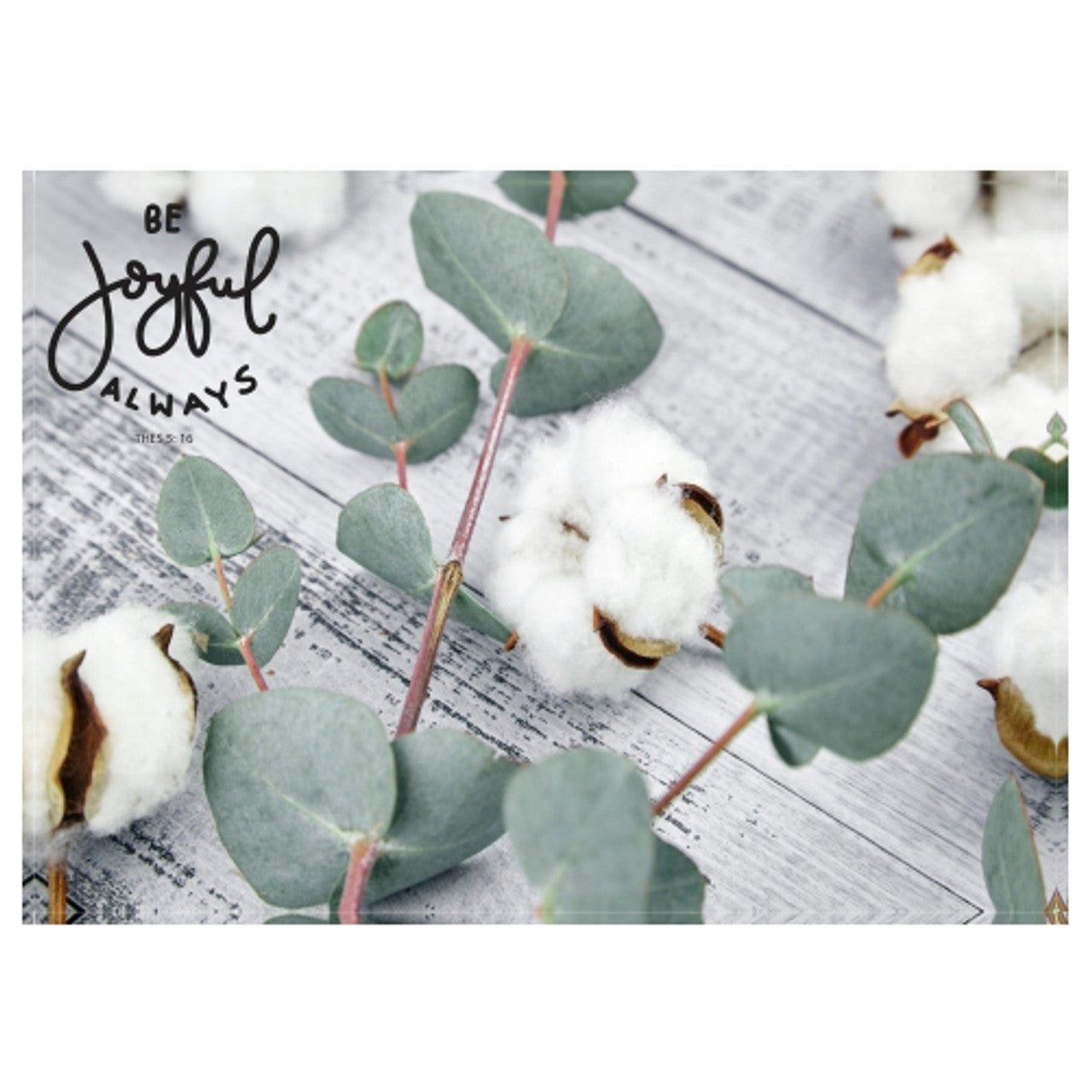 Be Joyful Always Disposable Placemat - Future Decor