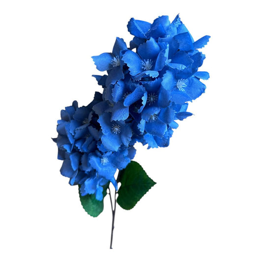 Blue Bigleaf Hydrangea Faux Bloom - Future Decor