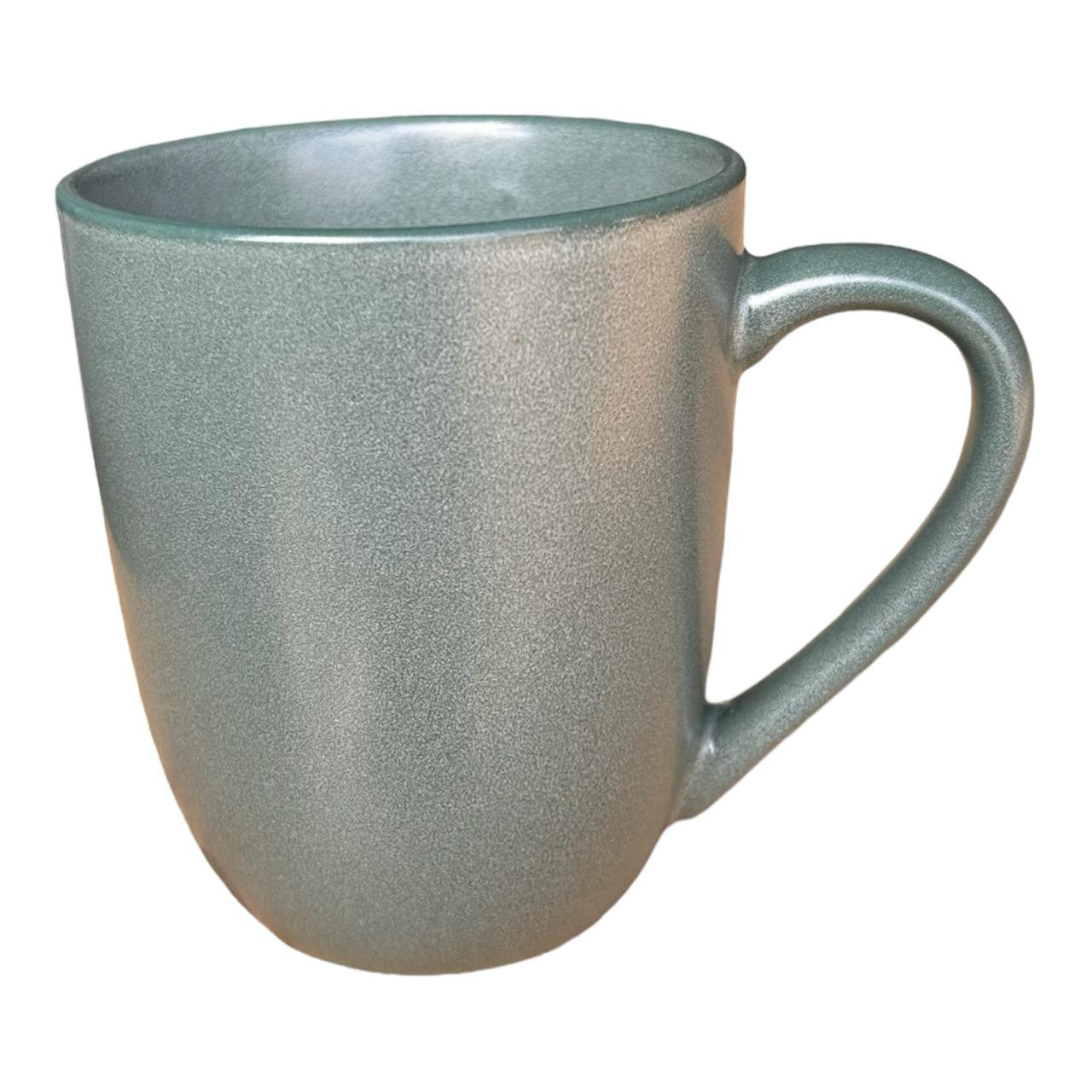 Ceramic Mug - Green, White Speckle - Future Decor