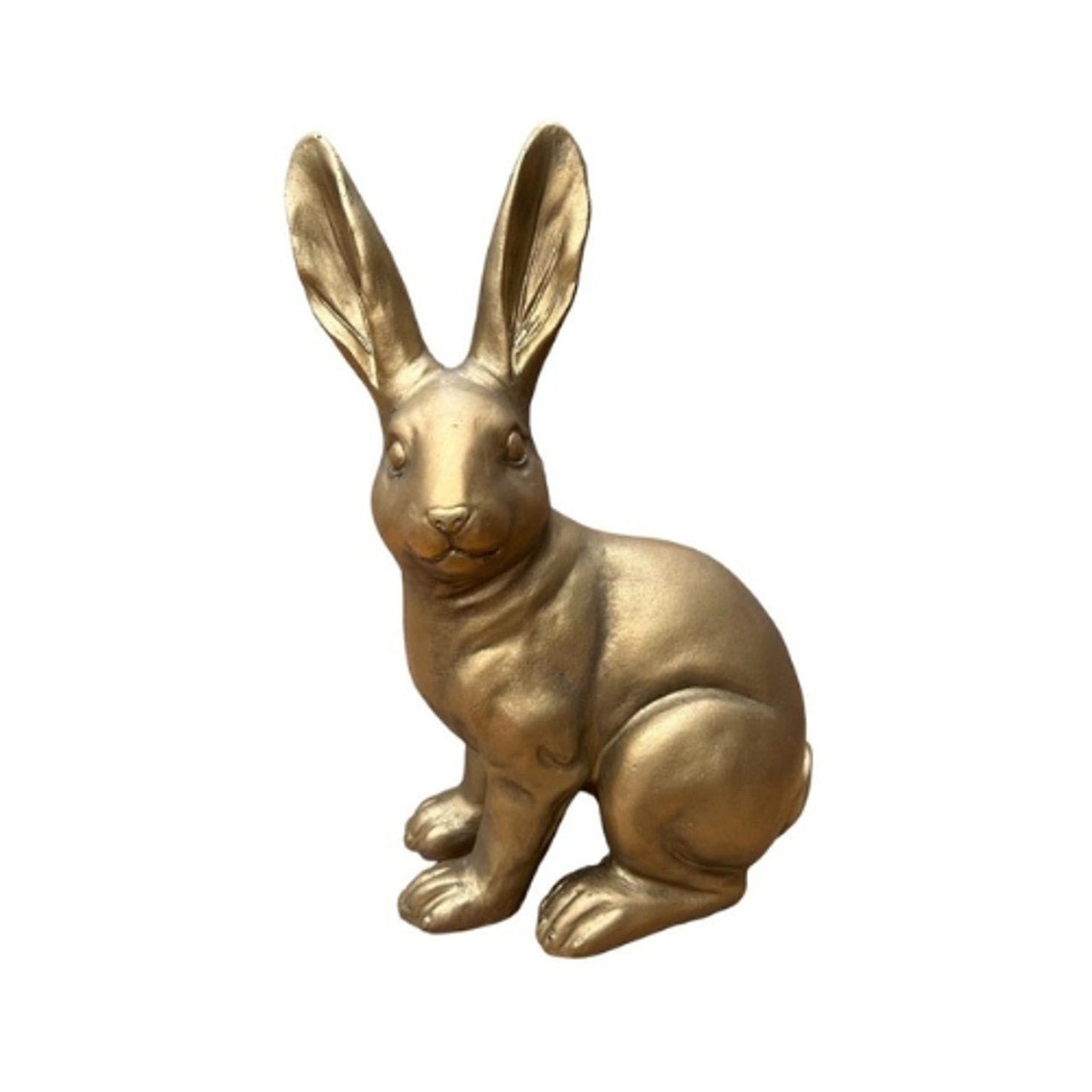 Extra Small Gold Big Ear Sitting Bunny - Future Decor