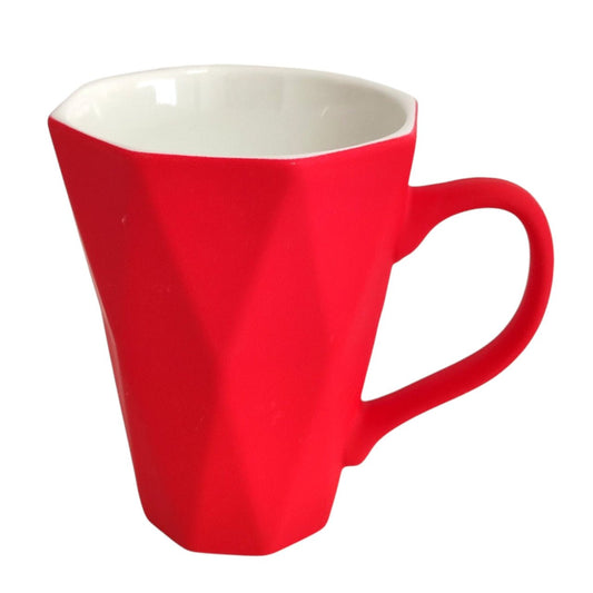 Red Diamond Ceramic Mug - Future Decor