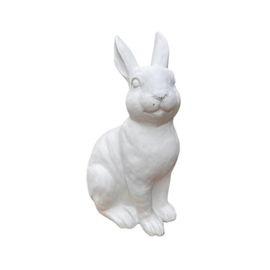 Small White Sitting Bunny Looking Right - Future Decor